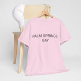 PALM SPRINGS GAY TEE BY CULTUREEDIT AVAILABLE IN 13 COLORS