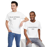 PALM SPRINGS GAY TEE BY CULTUREEDIT AVAILABLE IN 13 COLORS