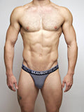 BEAUBOY Logo Jockstrap Gray