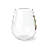 90S VINTAGE GAY PORN TRANSPARENCY Stemless Wine Glass, 11.75oz