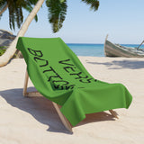 VERS BOTTOM Beach Towel by CULTUREEDIT