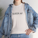 QUEER AF TEE BY CULTUREEDIT AVAILABLE IN 13 COLORS