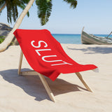 Slut Beach Towel by CULTUREEDIT