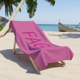 FAG Beach Towel by CULTUREEDIT