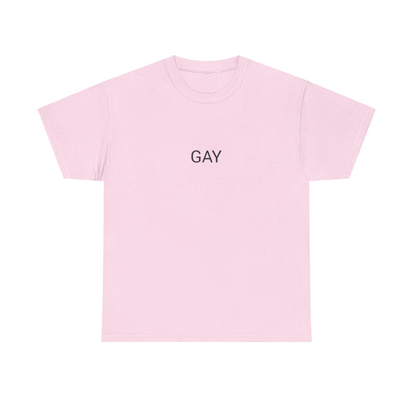 GAY TEE BY CULTUREEDIT AVAILABLE IN 13 COLORS