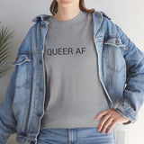 QUEER AF TEE BY CULTUREEDIT AVAILABLE IN 13 COLORS