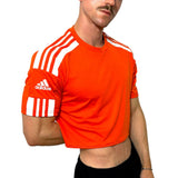 Adidas Sport Orange Short Sleeve Crop Top BY SNEAKERMASK