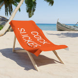 Cock Sucker Beach Towel by CULTUREEDIT