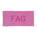 FAG Beach Towel by CULTUREEDIT