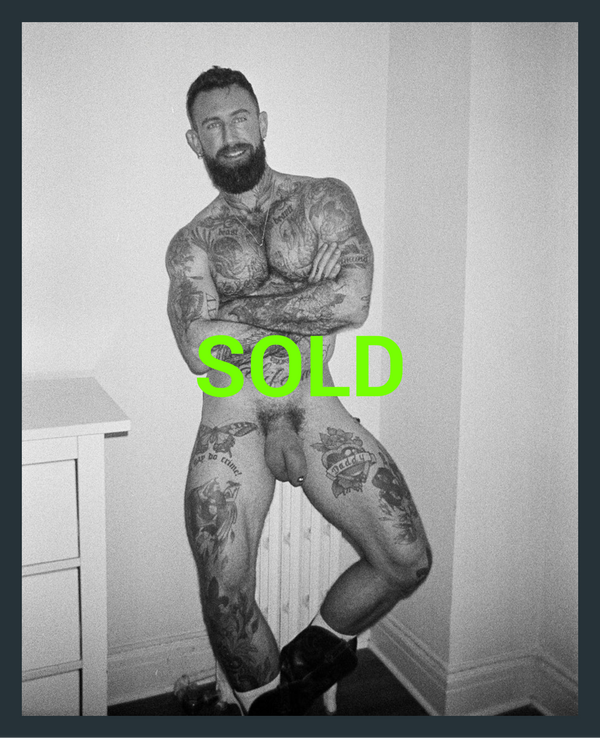 Miles Stewart, TroyDaniels_AssOutOnRadiator_35mm, 2025