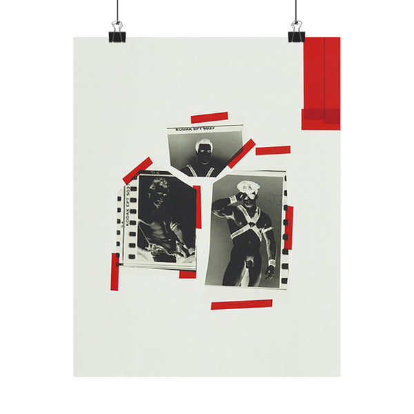 90S VINTAGE GAY PORN TRANSPARENCY Matte Vertical Poster #20