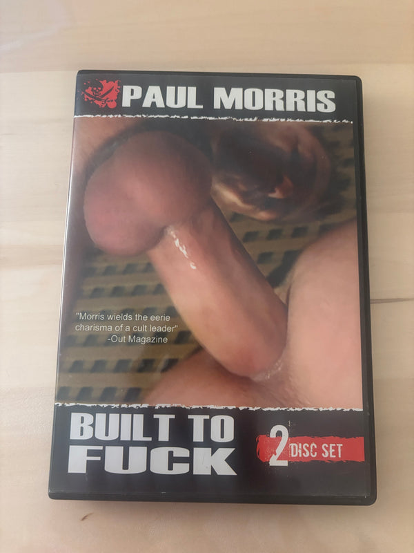 Paul Morris Built to Fuck DVD, 2 disc set. 2007.