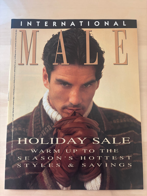 International Male, Holiday Sale 1992. Warm up to the Season!