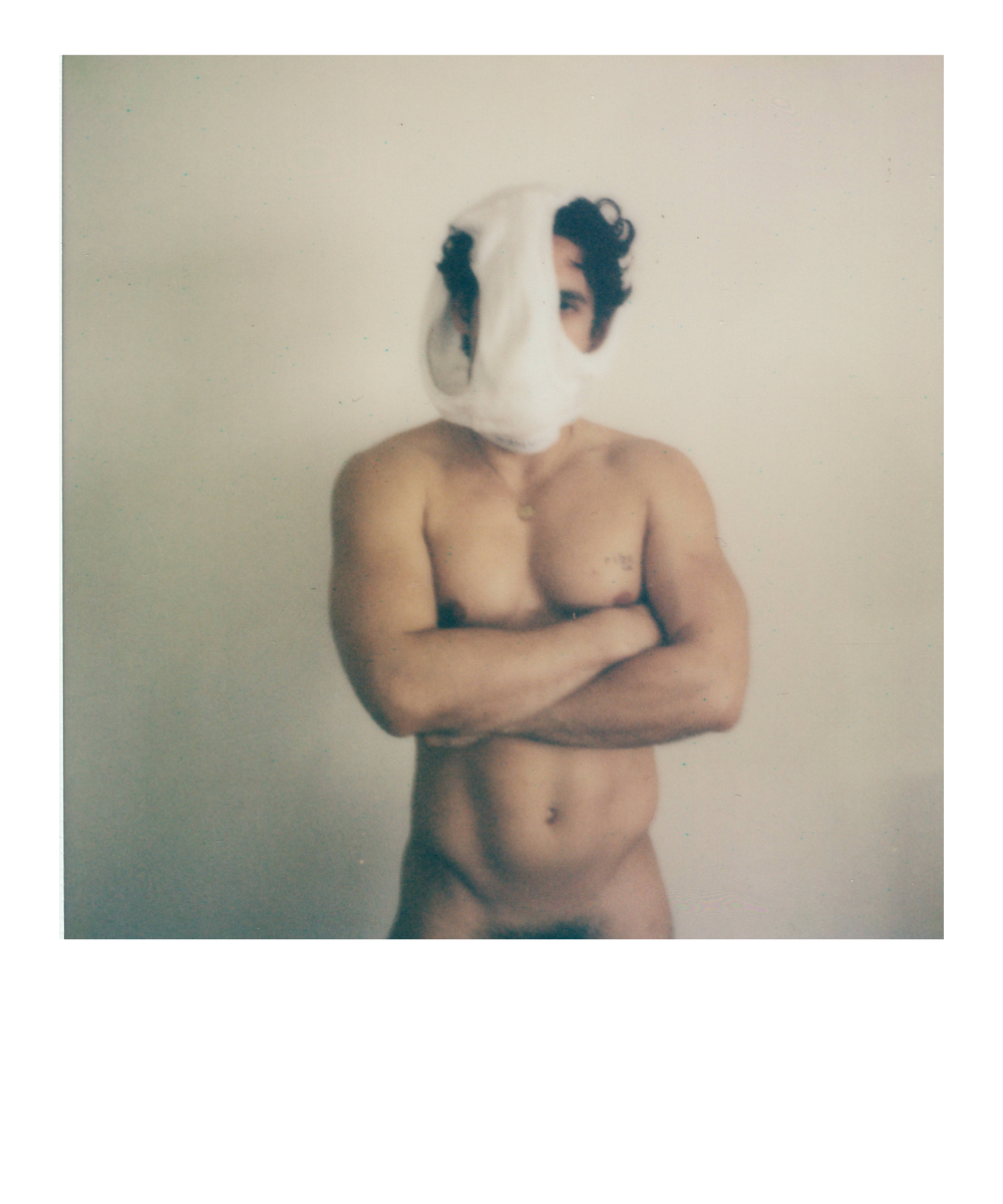 Miles Stewart, Rahasaly_BriefsOnFace_SX-70, 2024