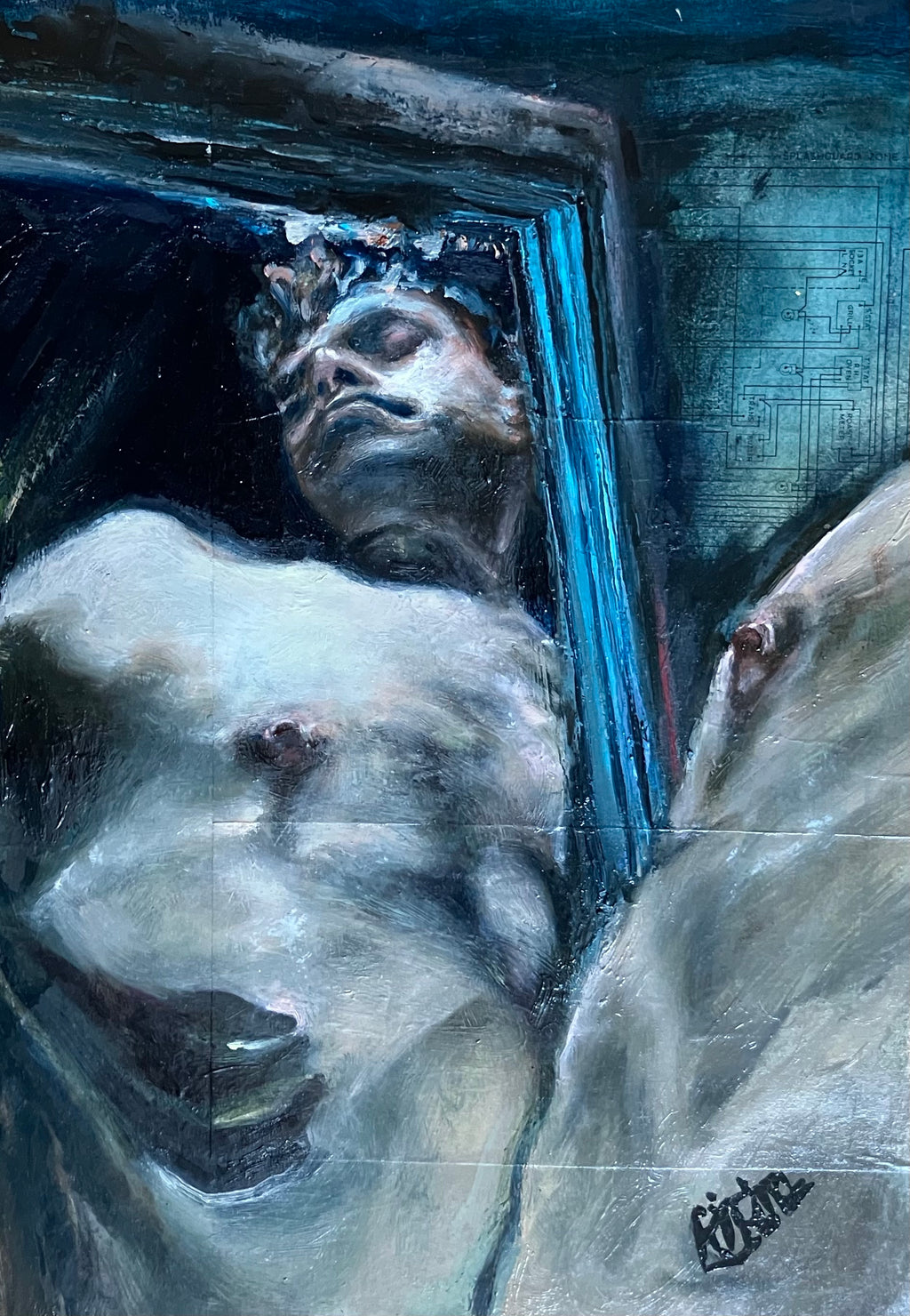 Kirill A, The crown dug into my skin, 2025