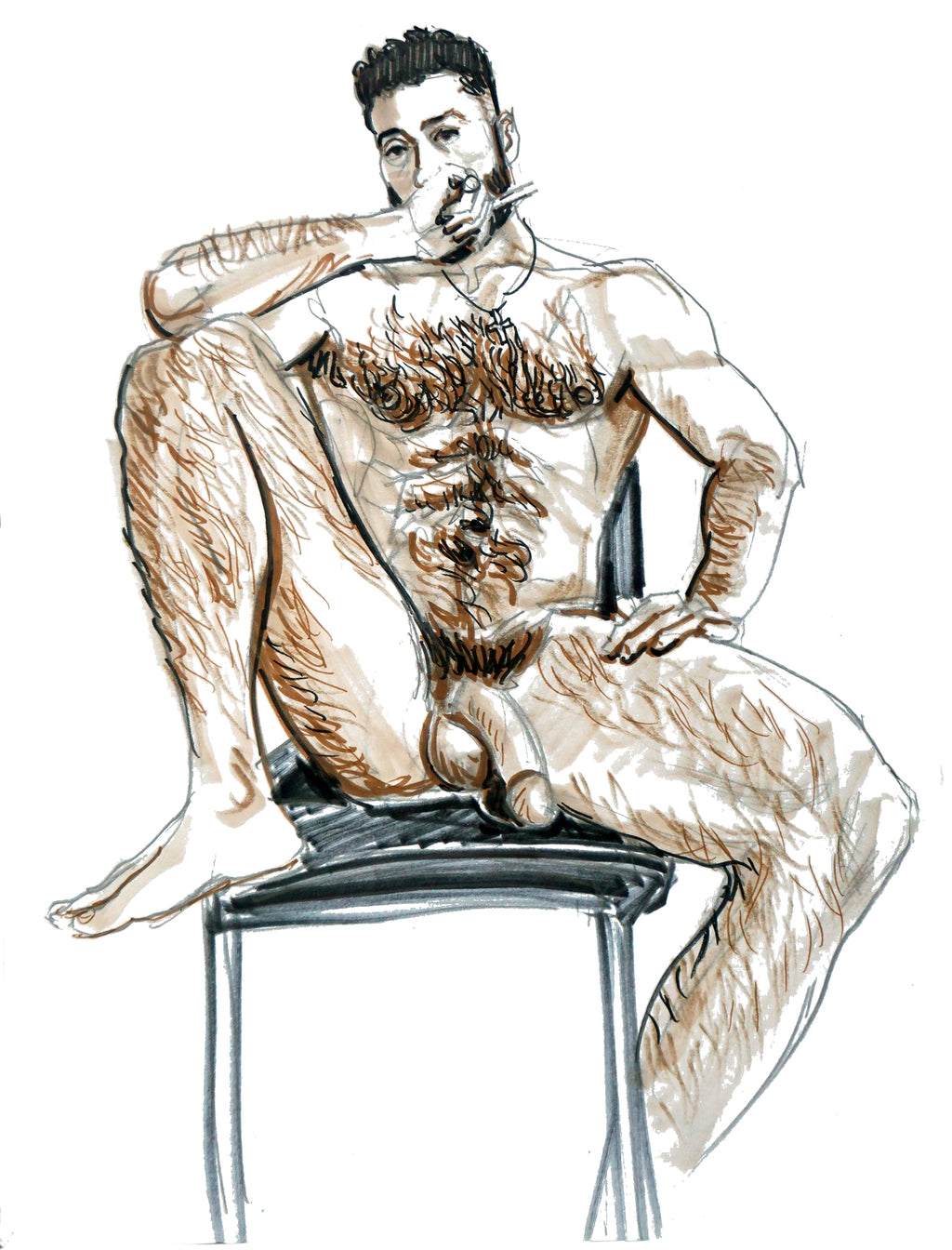 Miguel Reyes, Zoom Drawing #4, 2025
