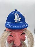 Carlos Sanchez, Ceramic mask with horse hair, 2025