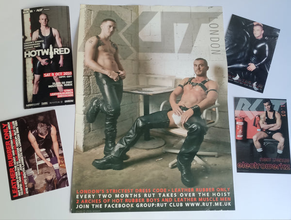 RUT and HOTWIRED poster + flyers