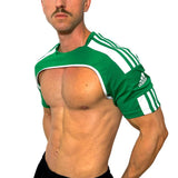 Adidas Sport Shoulders Green Crop Top BY SNEAKERMASK