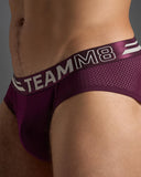 TEAMM8 Racer Mesh Jockstrap - Eggplant