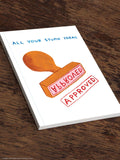 David Shrigley A5 Notebook - Your Stupid Ideas