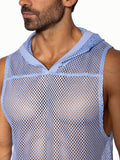BIKE Hooded Sleeveless Practice Jersey - Ice Blue