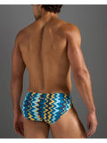 TEAMM8 Resort Wide Cut Swim Brief - Blue Mirage