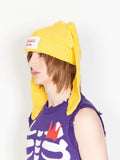 LOVERBOY BY CHARLES JEFFREY CHUNKY RABBIT BEANIE YELLOW