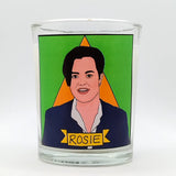 Rosie O’Donnell Glass Votive Candle