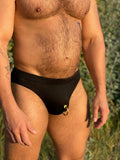 Alfons Dovana 18k Gold Prince Albert Brief Black