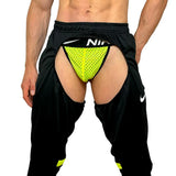 Nike Sport Black/Neon Green Chaps By SNEAKERMASK