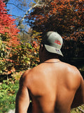 Yes Homo Trucker Hat in Olive Green