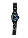 BLUE/ BLACK WATCH BRACELET by Walter Van Beirendonck SS24