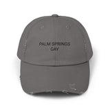 PALM SPRINGS GAY Distressed Cap in 6 colors
