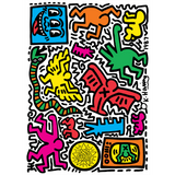 Pop Shop Tokyo by Keith Haring - Sheet of 15 Kiss-Cut Stickers