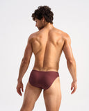 TEAMM8 Retro Bikini Brief - Mahogany