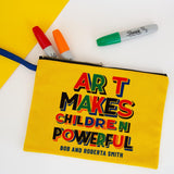 Art Makes Children Powerful Pencil Case by Bob and Roberta Smith x third drawer down