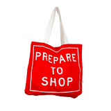 Prepare to Shop Tote Bag by Richard Tipping x third drawer down