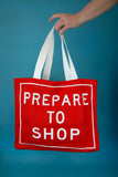 Prepare to Shop Tote Bag by Richard Tipping x third drawer down