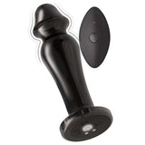 ASS-SATION REMOTE VIBRATING METAL ANAL LOVER-BLACK