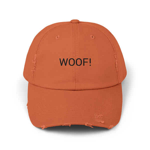 WOOF! Distressed Cap in 6 colors