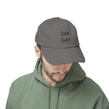 SAY GAY Distressed Cap in 6 colors