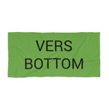 VERS BOTTOM Beach Towel by CULTUREEDIT