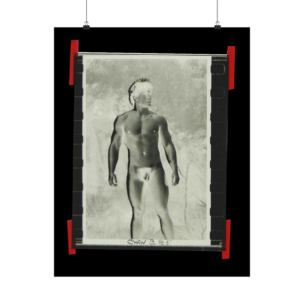 90S VINTAGE GAY PORN TRANSPARENCY Matte Vertical Poster #18