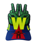 Atomic Cap with Detachable Patch Blue by Walter Van Beirendonck