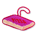 Pizza Box Needlepoint Ornament