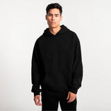 Talentless Circle Logo Embroidered Hoodie Pitch Black