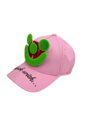 Smiley Cap in Pink by Walter van Beirendonck