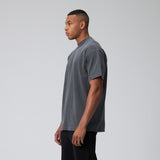 Talentless Mock Neck Tee Steel Grey