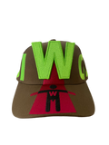 Atomic Cap with Detachable Patch Military Green by Walter van Beirendonck